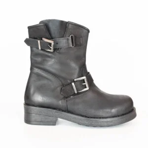 Biker Black Boots