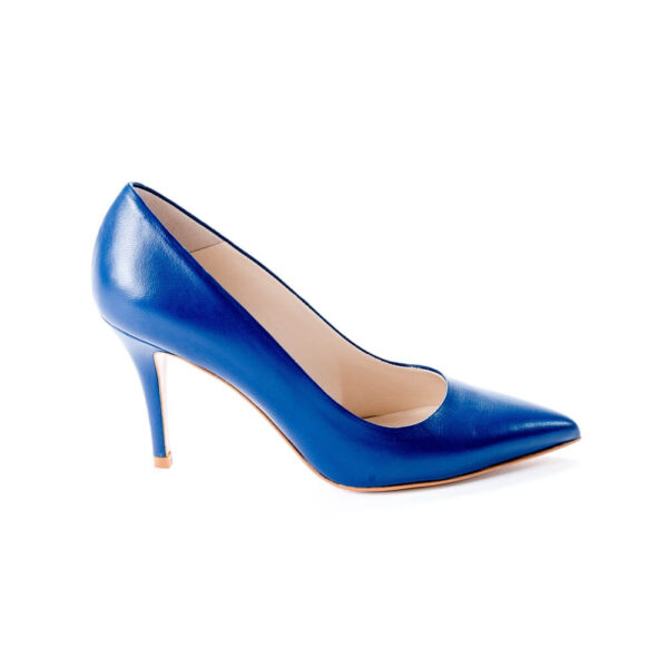 Stiletto Albastri Piele